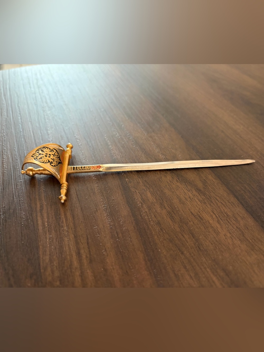 Toledo vintage Spain Sword Letter Opener - Classic Home Accents, about 6.7”